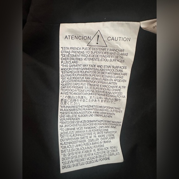 Zara Women's Black Leather Jacket size XS - Picture 8 of 9